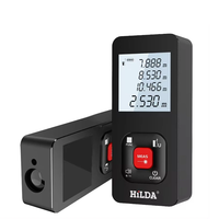 HILDA Laser Distance Meter 50m/100m/120m High Precision ±2mm Rangefinder LCD Backlight Display Type-C Battery