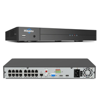 Hiseeu 16 Channel 4K PoE NVR Support 4K 2K 8MP 5MP 3MP 1080P PoE Camera with Motion Alarm 24/7 Recording Smart Playback