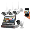 Hiseeu 4HB615 4HB613 5M 3MP 8CH NVR Security Cameras System Kit Waterproof Wireless Outdoor CCTV Camera Surveillance Sys