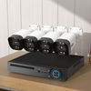 Hiseeu 4Pcs POE H.265+ Security IP Cameras 8CH 5MP NVR Camera System Support Audio Night Vision 10mIP66 Waterproof Onv
