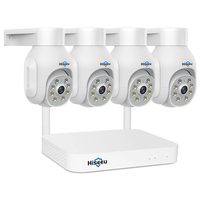 Hiseeu 8WK-4HD403 3MP Wireless WiFi CCTV Video Surveillance Camera System Outdoor Audio Street Security Protection IP Ki
