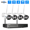Hiseeu WK-4HBFO3 10CH NVR 3MP WiFi CCTV System Kit Color Night Vision Human Detection Two-way Audio IP66 Waterproof Wire