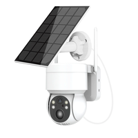 Hiseeu WTD514 4MP 1440P 5X Zoom Outdoor Solar Powerd Camera PTZ WiFi Wireless IP Cam PIR Motion Detection Night Vision T
