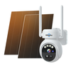 Hiseeu WTDK05-Q 4MP PTZ Solar Powerd Camera Wireless Night Vision PIR Humanoid Detection IP66 Waterproof WiFi Security I