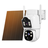 Hiseeu WTDS803 6MP Pixels Solar Powered Dual Lens Wireless WIFI IP Camera with Color Night Vision PIR Motion Alerts Esee