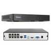 Hiseeu YNVR-P-8 8 Port 4K PoE Network Video Recorder NVR Support 4K 2K 8MP 5MP 3MP 1080P PoE Camera with Motion Alarm 24