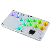 Hitbox 12-keys All-Button Leverless Arcade Joystick Controller Supports Turbo & Hot Swap Custom RGB Keyboard Compatible