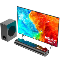 Hiwill A21 Dolby Atmos Soundbar 200W 2.1CH bluetooth Soundbar with Wired Subwoofer Deep Bass 3D Spatial Audio Adjustable