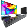 Hiwill A512 5.1.2CH Dolby Atmos Soundbar 450W Surround Sound System with 6.5 Inch Subwoofer 2 Rear Surround Speakers 2 U