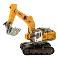 HJ 555-104 555-102 RTR 1/64 2.4G Mini RC Car Alloy Dump Excavator Support App Remote Controlled LED Light Sound Engineer