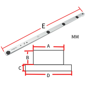 HONGDUI Custom Slider Miter Bar Fit For U Shape or T Shape Slot Customized According To Your Drawing Please note the siz
