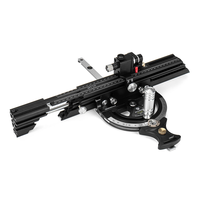 HONGDUI HD-MG21-BS Mitre Gauge Fence Fit For Bosch Festool Dewalt Small Table Saw 50 Degree Angle Fence Use for Small Ta