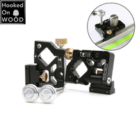 HONGDUI Hooked On Wood 2pcs Folding Guide Rail Clamp HD30-GD7N Bench Dog Flip Clamps Folding Rail Clip For MFT System