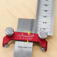 Honing Guide Aluminum Chisel Sharpener for Woodworking Chisels and Planes Chisel Sharpening Holder Guide with Angle Scal