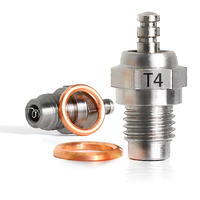 Hot T4 Spark Glow Plug RC Cars Parts Vehicles Models Simulation Four Stroke Methanol Nitro Engine RS Toyan SAITO Spare A