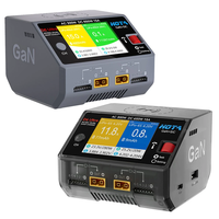 HOTA D6 Ultra AC 300W GaN+SiC DC 650W Dual Channel Charger FPV Charging For 1-6S Lipo LiHV/NiZn/Nicd/NiMH Battery Drone