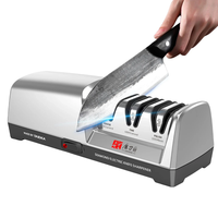 Household Automatic Multifunctional Quick Sharpener Electric Knife Sharpener 3-Stage System 15-20 Degrees Stainless Stee