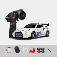 Hstar D43-02 RTR 1/43 2.4G 4WD Drift RC Car Gyro Mini Full Proportional Alloy Body Shell LED Light Remote Control High-S