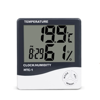HTC-1 HTC-2 LCD Electronic Digital Temperature Humidity Meter Home Thermometer Hygrometer Indoor Outdoor Weather Station