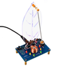 HU-076 DIY Electromagnetic Swing Kit USB to DC 5V Adjustable Amplitude LED Lights Stable Oscillation Magnetic Drive Syst