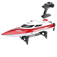 HXJRC HJ809 2.4G 4CH RC Boat Fishing Trawler Netting High Speed LED Light Speedboat Capsizing Reset Waterproof 35km/h El