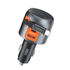 IBD IBD-358 1U2C 75W Multi-Port Car Charger with Retractable Cable Fast Charging for iPhone Phone Laptop