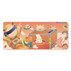 iBlancod Extra Large Mouse Pad Astronaut Image Anti-slip Rubber Gaming Keyboard Pad 900*400*4mm Desktop Table Protective