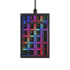 iBlancod K10 21 Keys Wired Mechanical Numeric Keypad Hot Swappable Yellow Switch Pudding Keycaps RGB Type-C Keyboard Pad