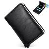 ID Credit Card Holder Wallet Mens RFID Blocking Protected Card Holder Case Slim PU Leather Wallets Mini Small Money Wall