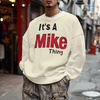 INCERUN Mens Slogan Graphic Long Sleeve T-Shirt Fashion Print Tshirt Comftable Crew Neck Top for Male Loose Fit Spring F