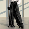 INCERUN Mens Striped Print Casual Elastic Waist Pants Loose Fit Wide Legs Trousers for Male Plus Size S-5XL