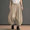 INCERUN Mens Trendy Wide Leg Pants Solid Color Casual Loose Foots-binding Pants Plus Size,  Spring Fall,  S-5XL