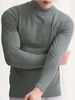 INCERUN Mens Tshirt Thermal Underwear T-shirt Long Sleeve High Neck Under Shirts Base Layer Tops
