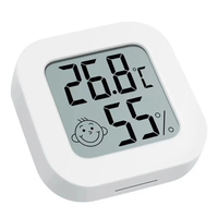 Indoor Digital LCD Thermometer Hygrometer Electronic Temperature Humidity Meter Sensor Gauge with Air Comfort Indicator