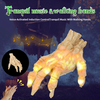 Induction Crawling Ghost Hand with LED Light Halloween Skeleton Hand Realistic Halloween Props Hand Decoration Haunted H