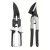Industrial Chrome Vanadium Steel Aviation Snips 250mm Bent/Straight Head Non-Slip Handle Sheet Metal PVC Cutter HRC56