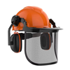 Industrial Forestry Safety Helmet Protection System Chainsaw Hard Hats with Adjustable Ear Muffs & Face Shield Visor