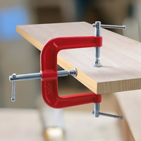 Industrial G Clamp Three Way Clamping Spiral Advance Design Milled Cast Iron High Strength For Machine Processing Furnit