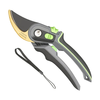 Industrial Pruning Shears 205mm SK5 Steel Blade 50mm Length Two-level Opening Ergonomic Non-slip Handles Labor-saving Sp