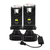 Infitary 12-36V Pair H4 LED Projector Headlight 6500K 55W Headlamp Universal for Cars and Motorcycles IP68 Waterproof