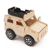 Innovative Technology Small Production for Jeep Car Electric Toy Student Scientific Experiment DIY Handmade Model School