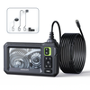 INSKAM 4.3" IPS Display Endoscope Inspection Camera 1080P HD Short 2.7cm Lens 170° View for Narrow ducts 3.5H Long-Life