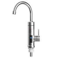 Instant 220V Electric Faucet with 360 Degree Rotating Stainless Steel Pipe Eco-friendly Kitchen Hot Water Heater with 30
