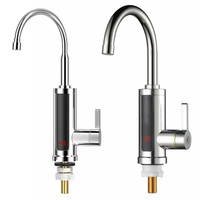 Instant 3000W Electric Heating Faucet 110V/220V 304 Stainless Steel Rapid Heating Adjustable Temperature IPX4 Waterproof