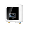 Instant Water Heater 220V 7500W Mini Electric Tankless Water Heater Wall-Mounted LED Display Support Thermostat Mode/Pow