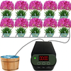 Intelligent Automatic Watering Machine Solarpowered / Lithium Battery Dual Power Automatic Drip Irrigation Kit Timer Sel
