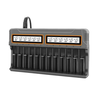 Intelligent Charging Adapter 12 Bay Battery Charger LCD Display Multi Slot Supports 18650/AA/AAA Battery Overcharge Prot