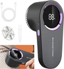 Intelligent Digital Display Fabric Shaver Hair Ball Trimmer Portable Lint Remover 3 Gear Switching with 6 Blade Cutter H