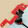 Invisible Embedded Handle Slotting Template Aluminum Alloy Precise Slot Positioning Wardrobe Kitchen Cabinet Door Positi