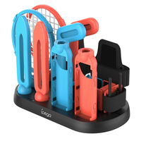 IPEGA PG-SW2008 Switch 2 Sports Set Storage Base + Tennis Racket + Golf Club + Wrist Strap + Lightsaber Sports Set